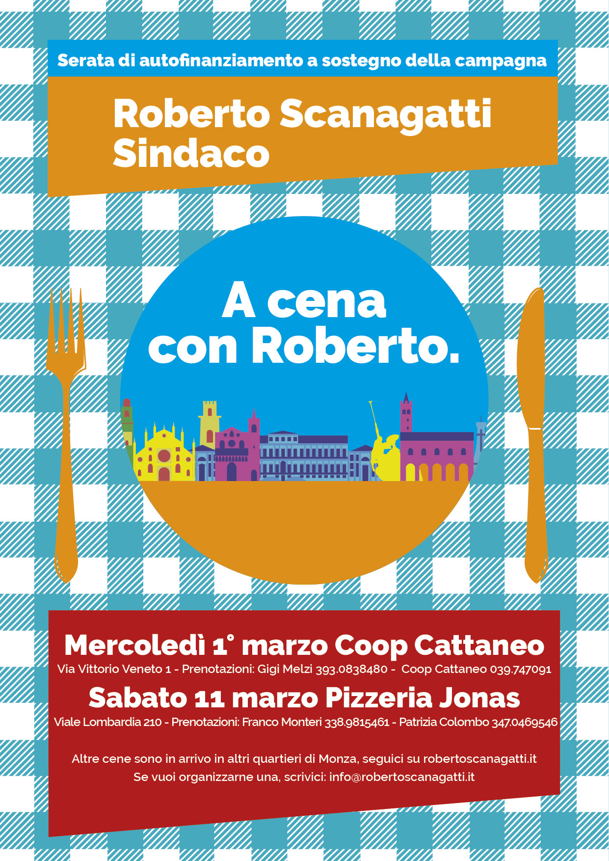 A cena con Roberto cattaneo jonas