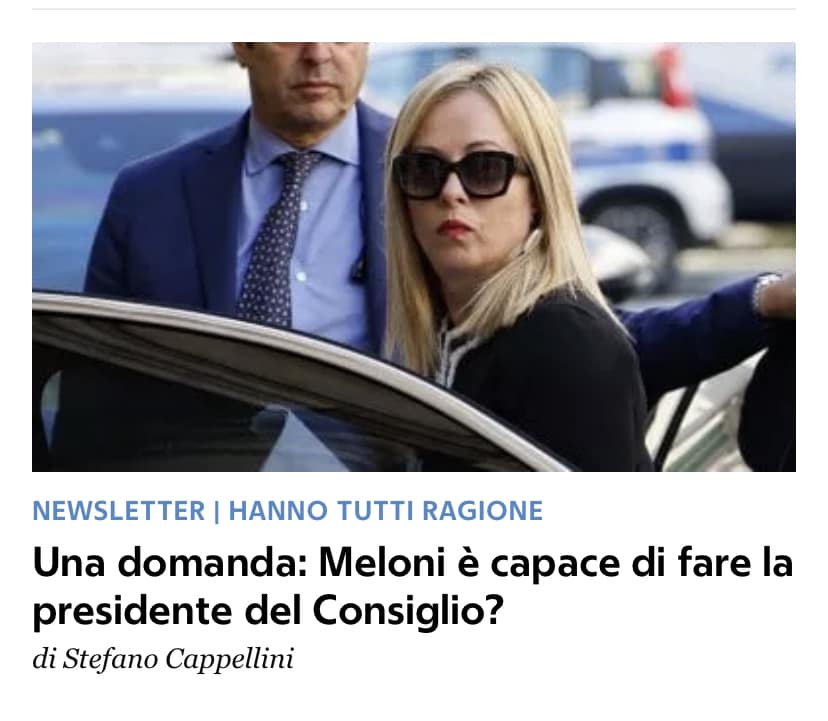 meloni capace